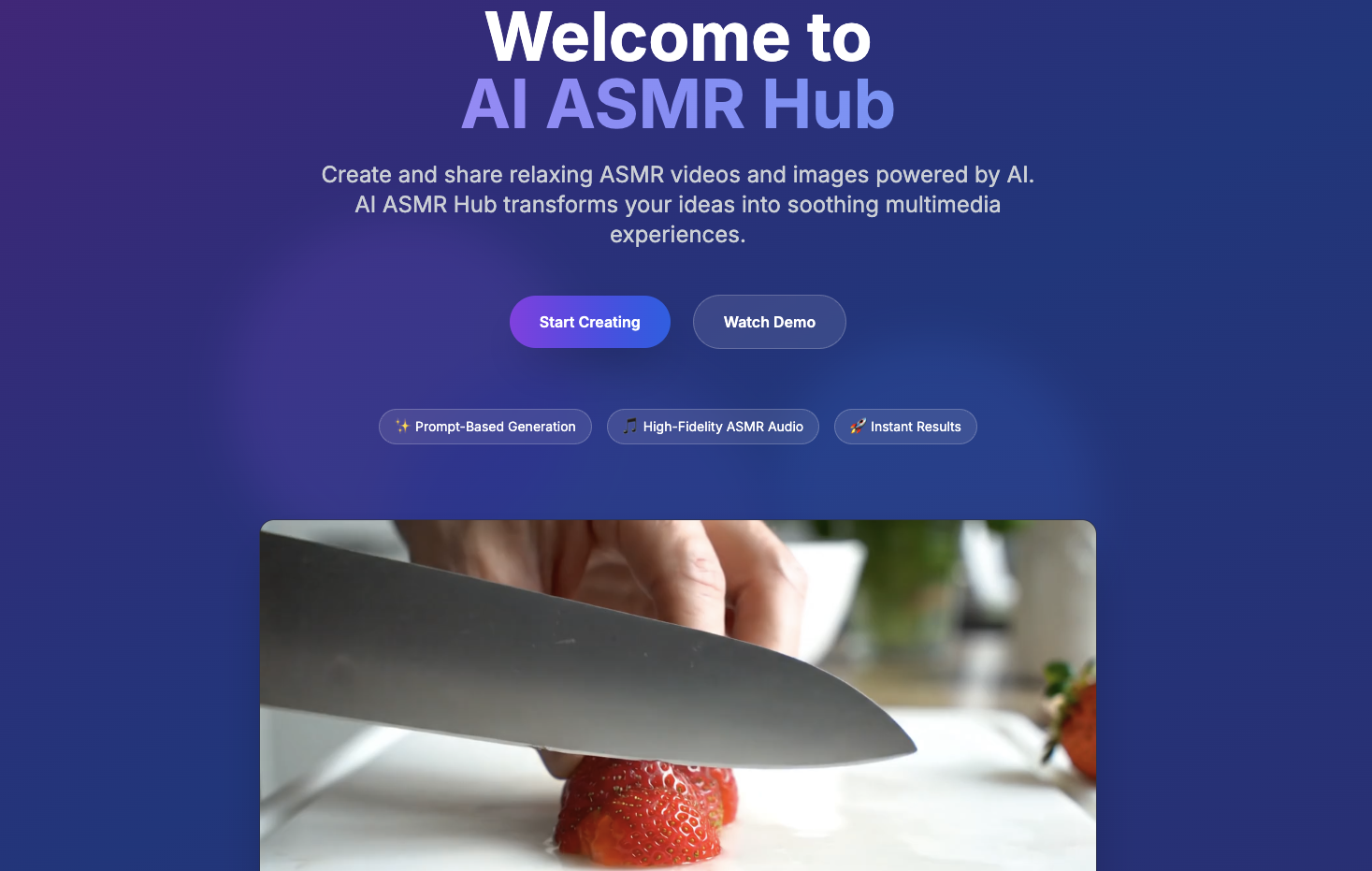 AI ASMR Hub
